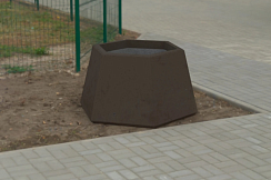 Вазон уличный бетонный «Пирамида» от ССК г.Самара